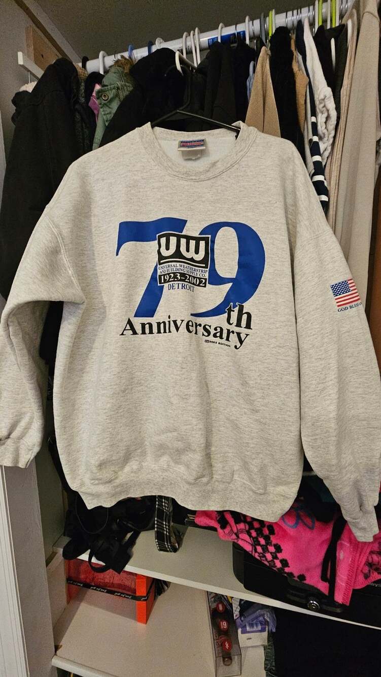 Hanes Ultimate Cotton Printpro 79th Anniversary Detroit Sweatshirt